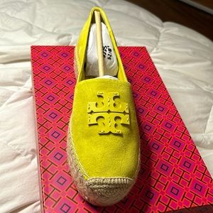 Everly platform espadrille suede royal suede